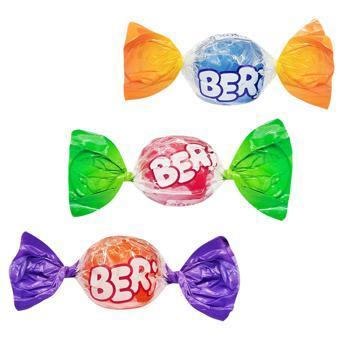 ROSHEN BERI HARD CANDY 3 FLAVOURS-CHERRY - BLUE RASPBERRY-BERRY PUNCH 500g.1kg By Jood Mart