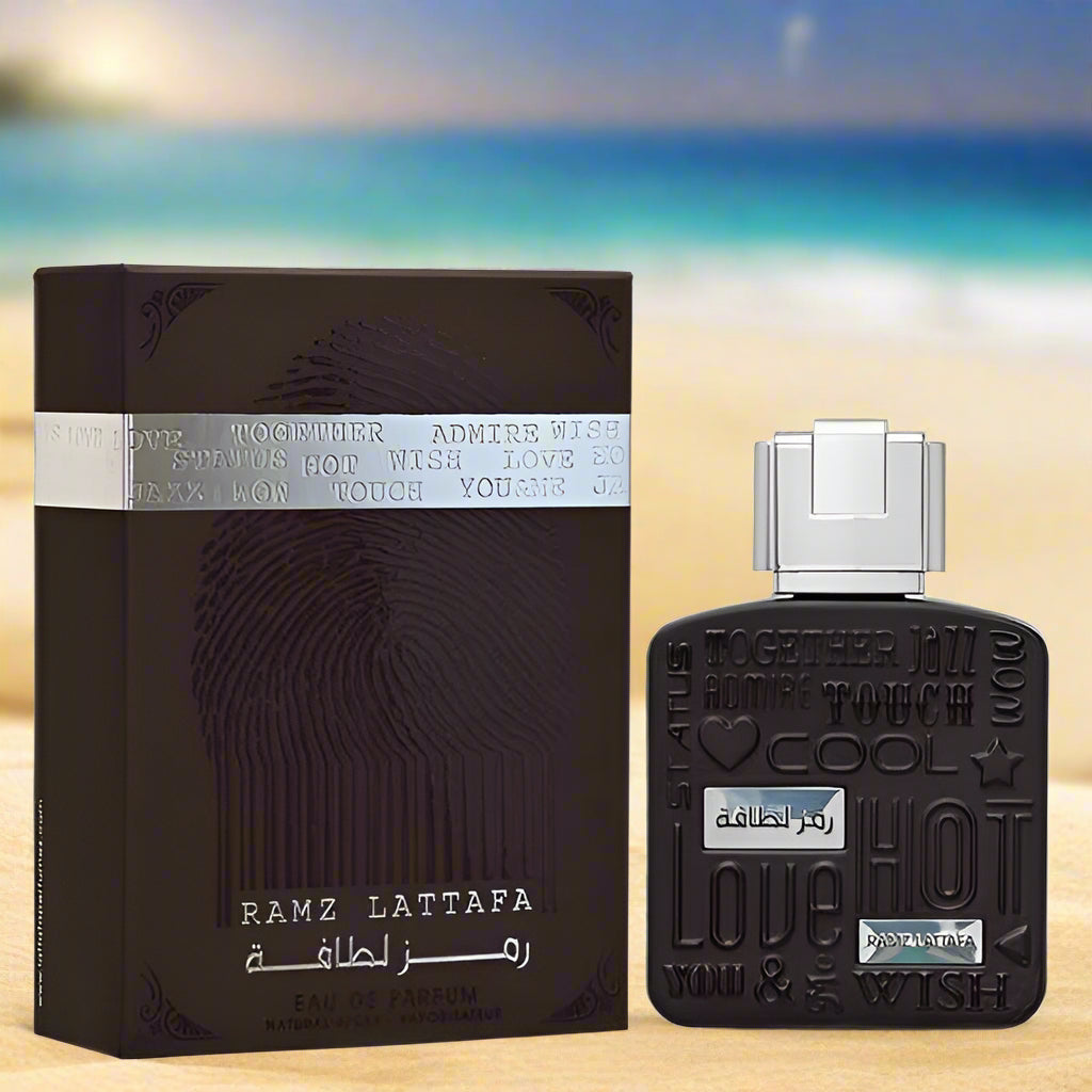 Ramz lattafa perfume EDP Original from Dubai 100 ml Original Lattafa 3D Sticker - Bakhoor And Perfume