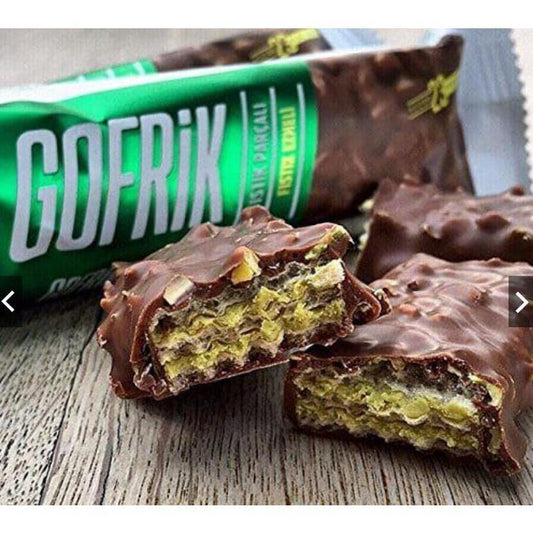 gofrik chocolate with pistachio 25g Food By Jood Mart