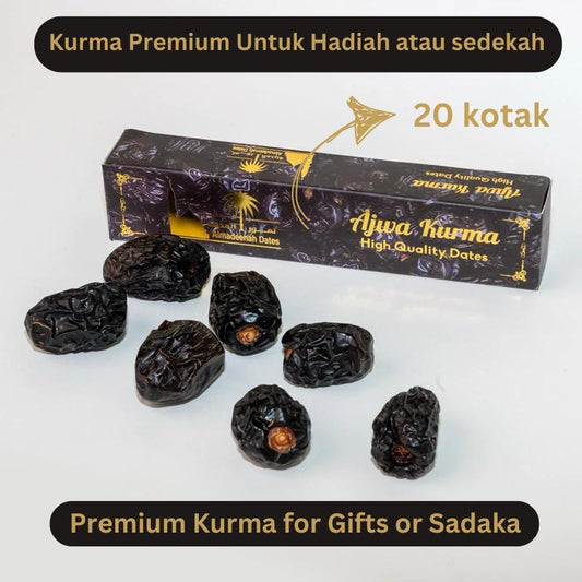 Kurma Premium Untuk Hadiah atau sedekah 7 PCS (20 kotak) borong