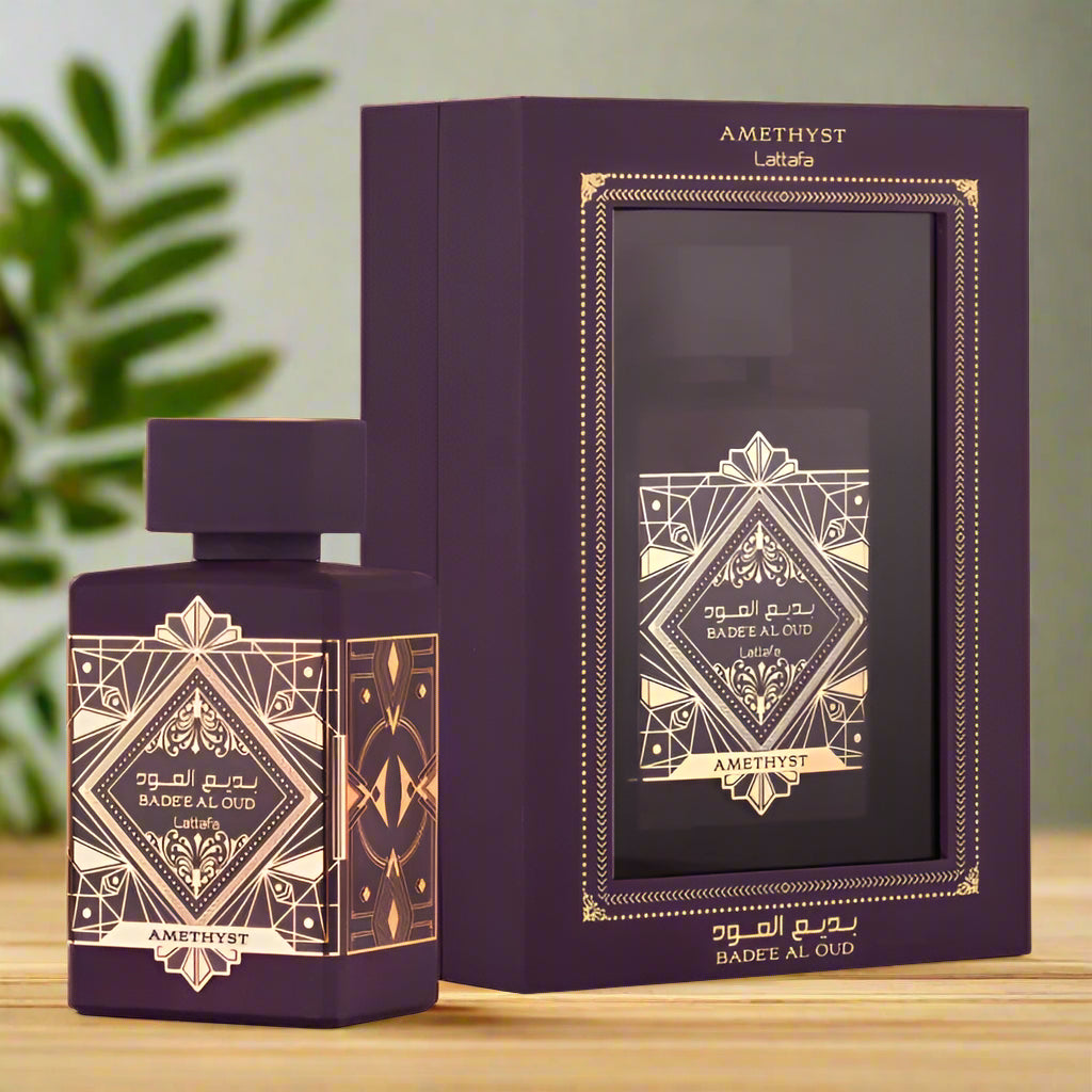 Lattafa Perfumes Bade’e Al Oud Amethyst Oud For Amethyst Eau de Parfum 100ml - Bakhoor And Perfume