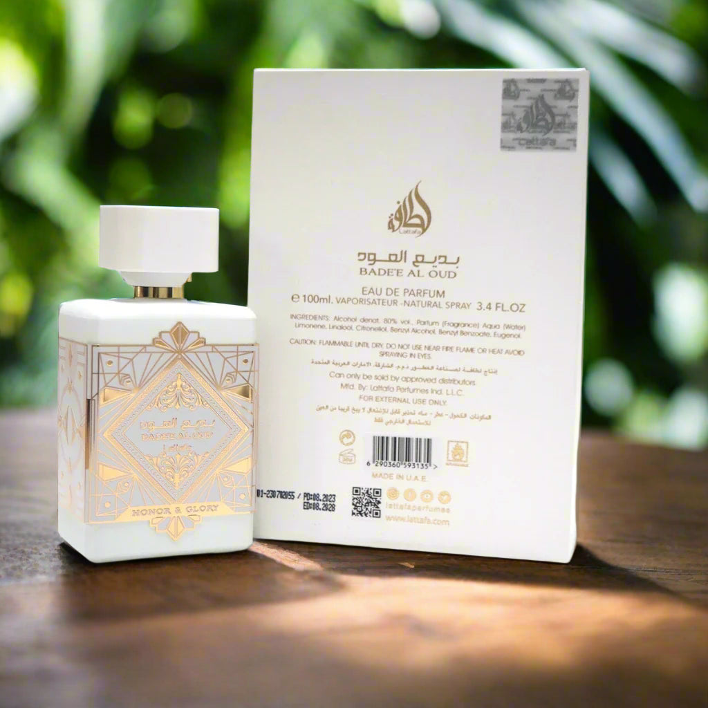 Lattafa Badee Al oud Honor Glory Perfume 100ml FORWOMAN ANE MEN - Bakhoor