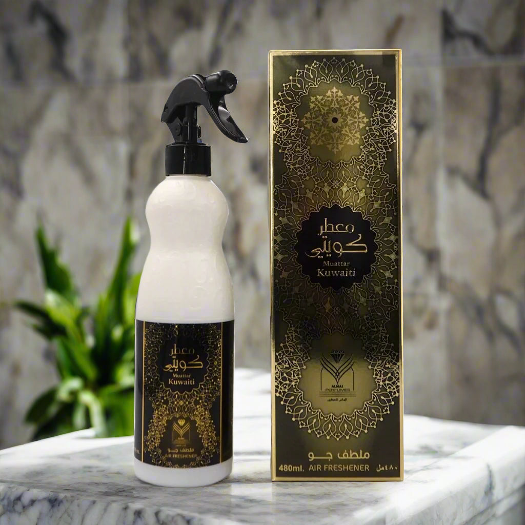 MUATTAR KUWAITI AIR FRESHENER 480ML FOR CARPETS SOFAS AND CURTAINS - Bakhoor And Perfume