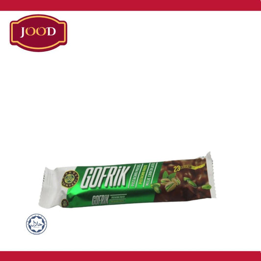 gofrik chocolate with pistachio 25g Food By Jood Mart
