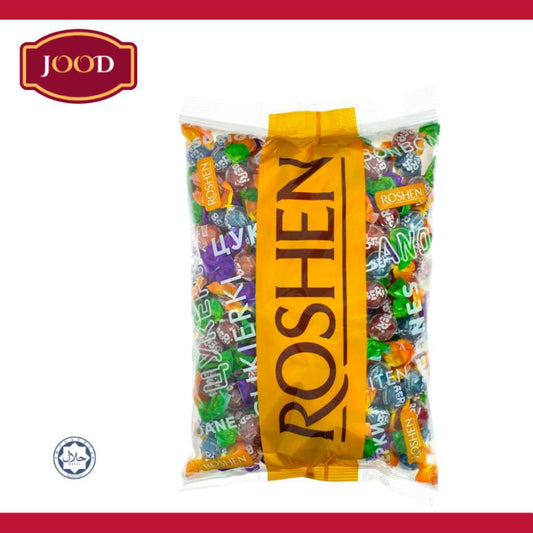 ROSHEN BERI HARD CANDY 3 FLAVOURS-CHERRY - BLUE RASPBERRY-BERRY PUNCH 500g.1kg By Jood Mart