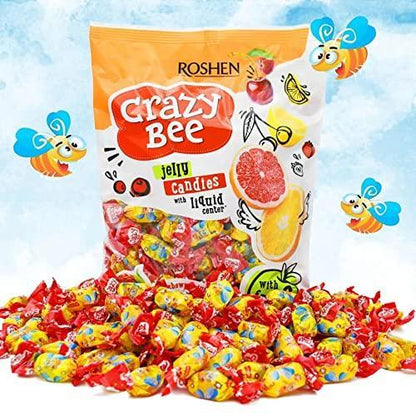 Roshen - Crazy Bee - Jelly Candies with 6 Different Fruit Flavors 500g/1kg Candy By Jood Mart Snacks