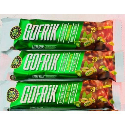 gofrik chocolate with pistachio 25g Food By Jood Mart