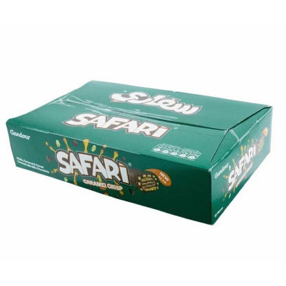 Safari Chocolate by Gandour Coklat import from saudi, Arab Crunchy bar with cereal in a milky 12pcs By Jood Mart