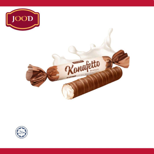ready stock Roshen Konafetto Bianco, Sweets In Cocoa Coating 250g Chocolate Snacks Food coklatbentukcomel 12 bulan whitechoc Halal chocolate Chocolate & Chocolate Snacks Chocolate & Chocolate Snacks Cokelat By Jood Mart