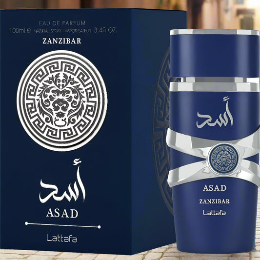 Asad Zanzibar Lattafa Perfumes 100ML EDP for men Asad Zanzibar was launched in 2024