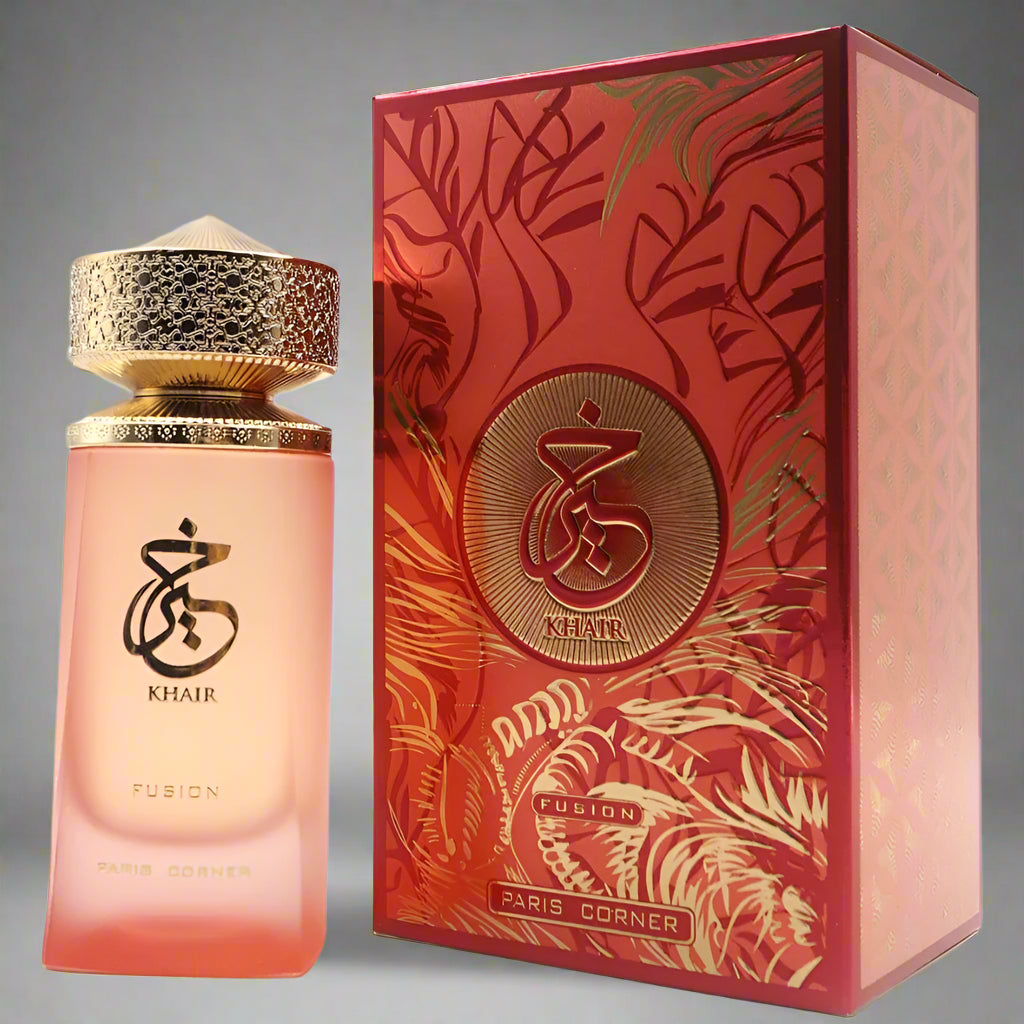 KHAIR FUSION Eau De Parfum 100ML Unisex Natural Spray By PARIS CORNER - Bakhoor And Perfume